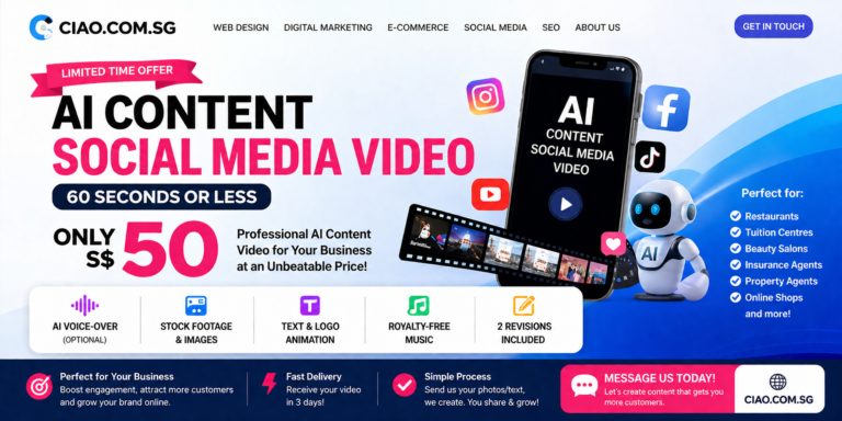 Ready to get your $50 AI video?